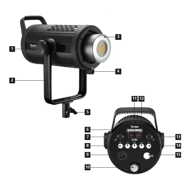 Rollie 28246 Soluna 150 RGB Continuous LED light FIG 3