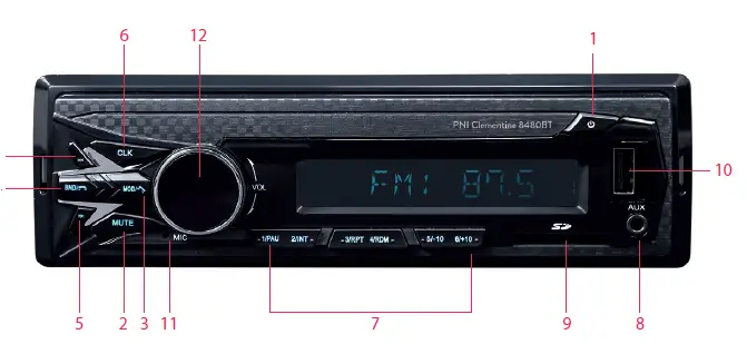 PNI-International-Clementine-8480BT-DAB-Radio-MP3-Player-fig-1