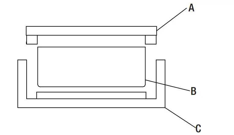 GLUCKSTEINELEMENTS 39658-HBCLED LED Flushmount - Figure 1