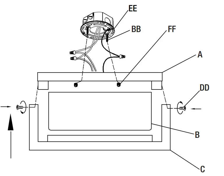 GLUCKSTEINELEMENTS 39658-HBCLED LED Flushmount - Figure 6