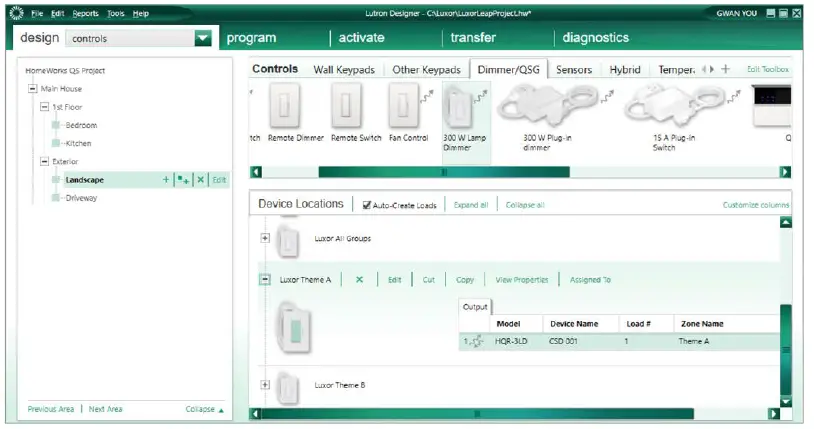 LUXOR Lutron OSX Controller-6