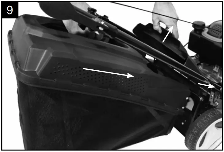 MD531 Petrol Lawn Mower Assembly illustration