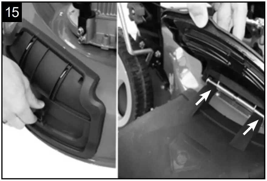 MD531 Petrol Lawn Mower Assembly illustration