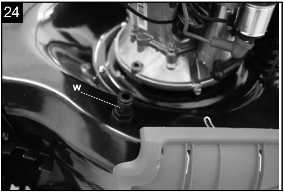 MD531 Petrol Lawn Mower Cleaning