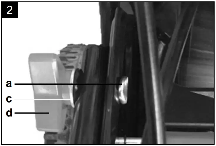 MD531 Petrol Lawn Mower Assembly illustration