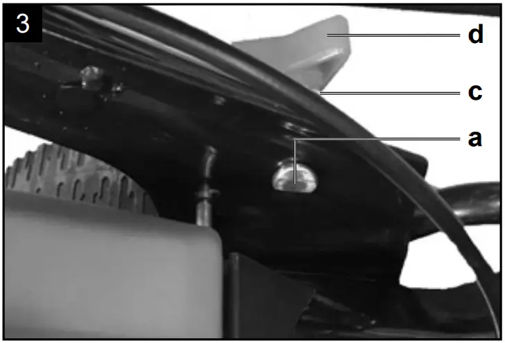 MD531 Petrol Lawn Mower Assembly illustration