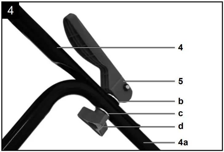 MD531 Petrol Lawn Mower Assembly illustration
