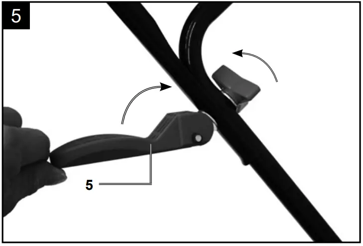 MD531 Petrol Lawn Mower Assembly illustration