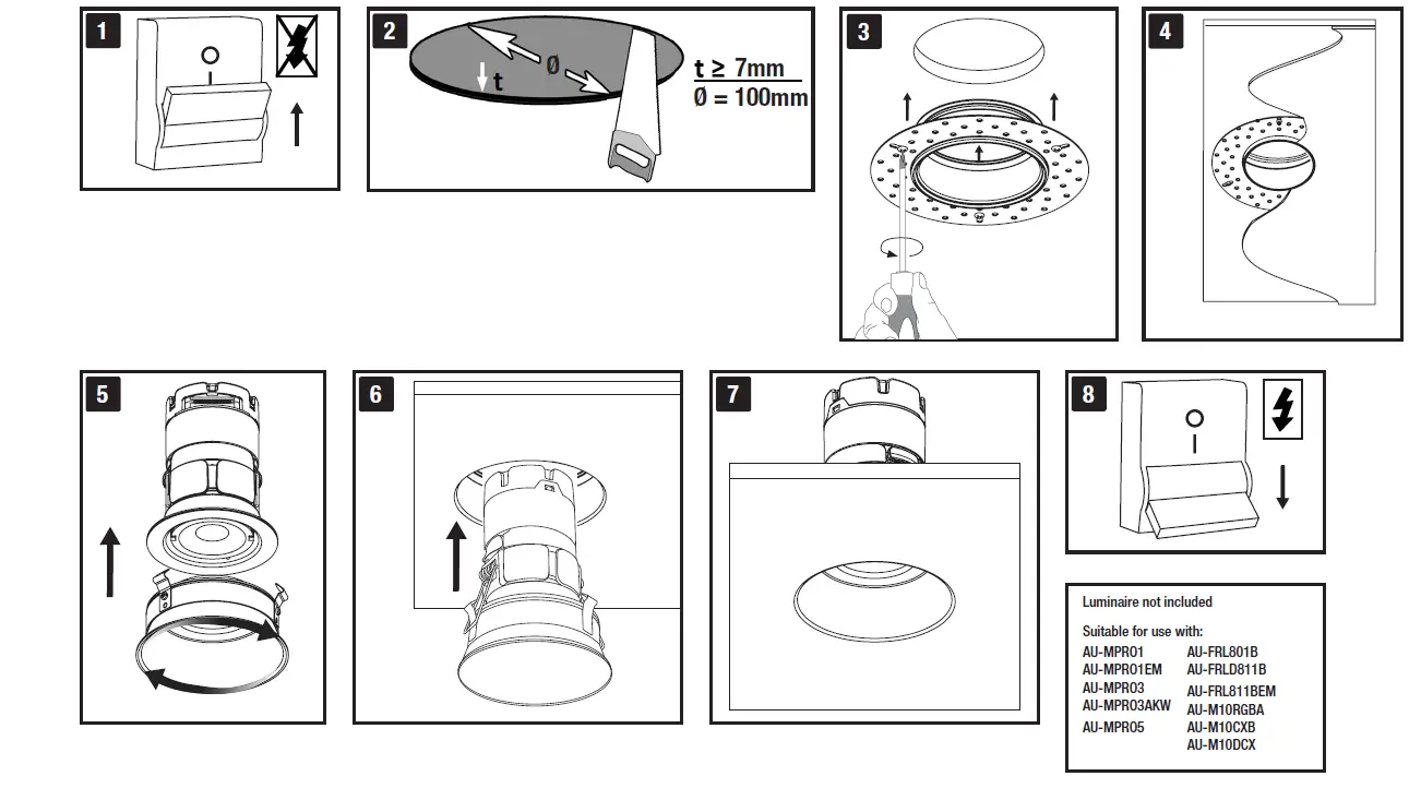 AURORA-AU-MPROTL-Fire-Rated-LED-Downlight-fig-1