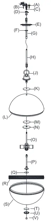 RALPH LAUREN IG RL5402NBWG Foo Dog Medium Table Lamp - ASSEMBLY INSTRUCTIONS