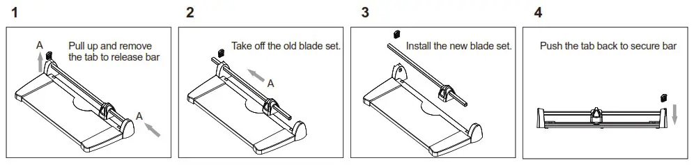 TM by TM 20 Paper Trimmer - Cutter replacement