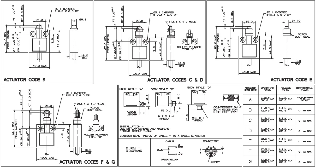 Honeywell-XP-4049-Micro-Switch-SSCE-Series-Miniature-Enclosed-Switch-fig-2