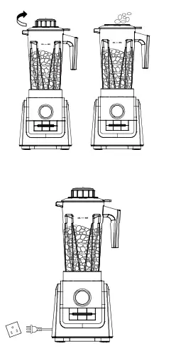 JOYOUNG Blender with LED Screen 5 Programs-10