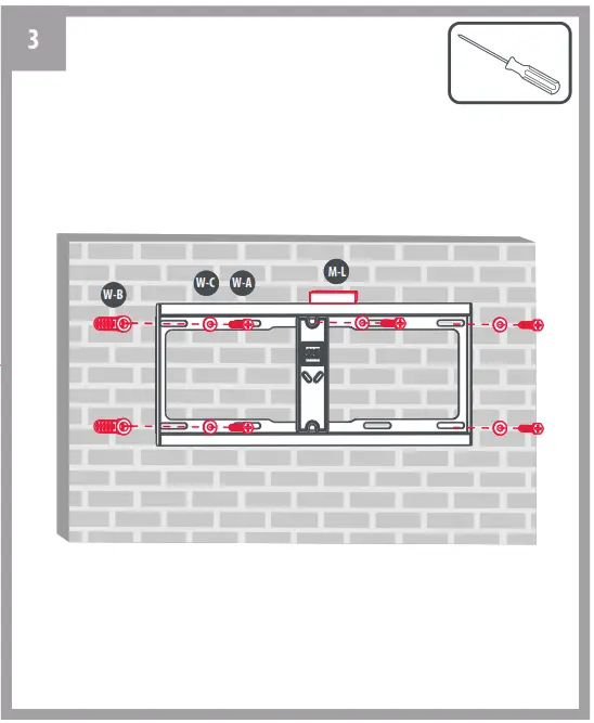 ONE FOR ALL WM4429 Tilting TV Wall Mount - fig3