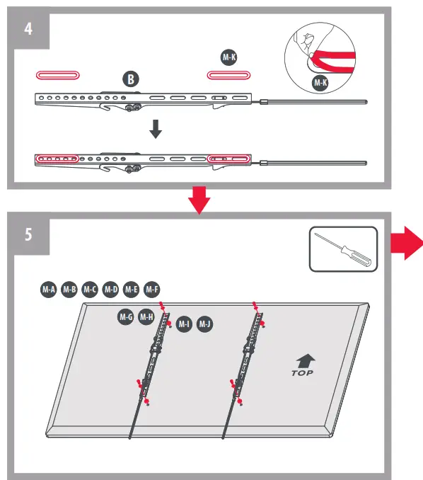 ONE FOR ALL WM4429 Tilting TV Wall Mount - fig4