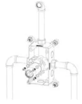 RUBINETA Shower Column Set River+Thermo-14