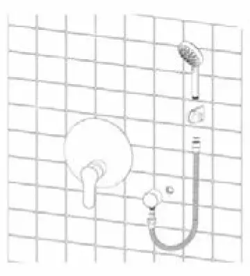 RUBINETA Shower Column Set River+Thermo-18