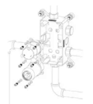 RUBINETA Shower Column Set River+Thermo-5