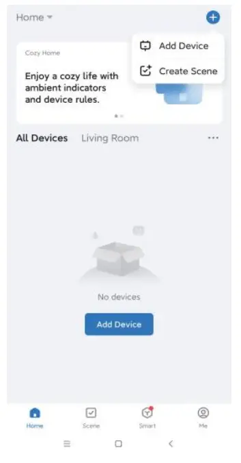 GIANT FLOORLAMPBLE Bluetooth RGBICW Floor Lamp - app