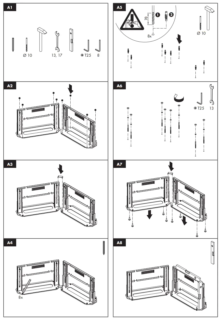 Hansgrohe Axor Wall and Ceiling Mount -fig2