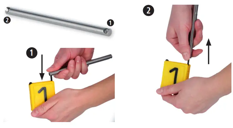 KERBL 20944 Accessories Collar Number Duo