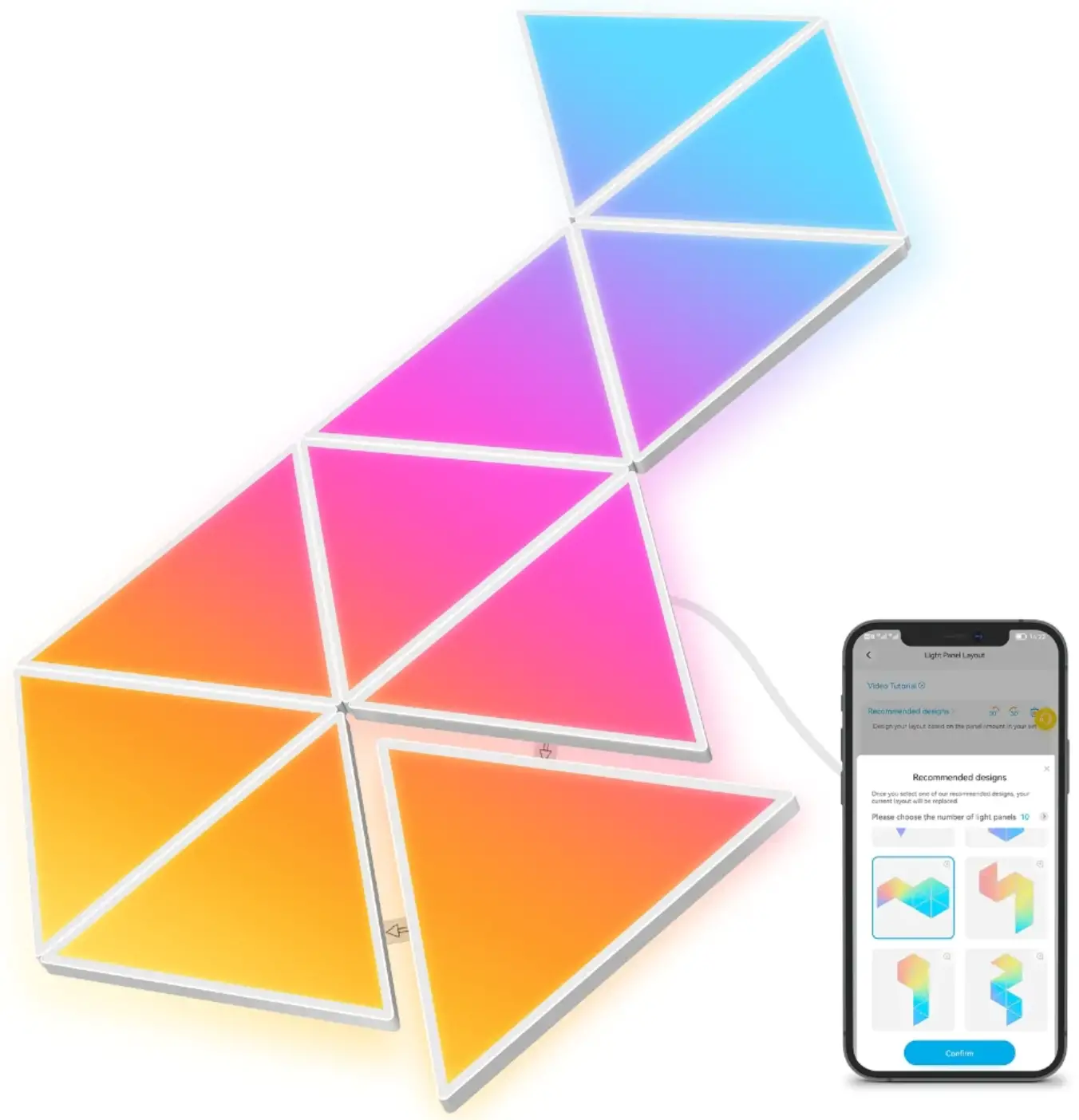 Govee H6067 Glide Triangle Light Panels