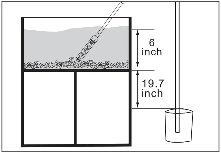 hygger HG 013 S Aquarium Gravel Cleaner - 1
