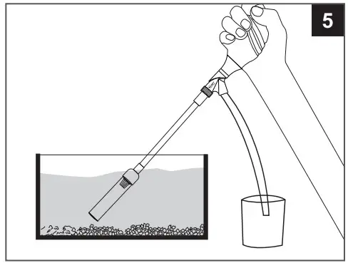 hygger HG 013 S Aquarium Gravel Cleaner - 7