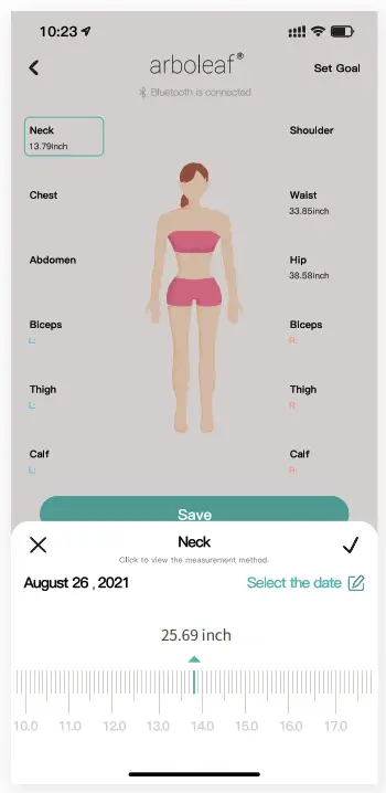 arboleaf CF10A Smart Body Tape Measure - fig2