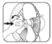 Goldair GCPF130 40cm Pedestal Fan with Remote fig 3