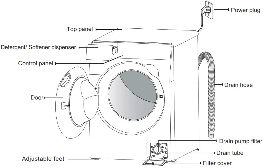 SHARP ES-FW105SG Washing Machine -