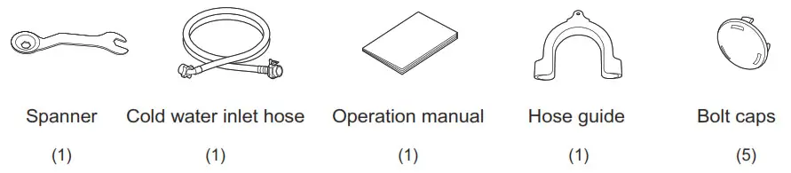 SHARP ES-FW105SG Washing Machine - Accessories