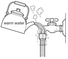 SHARP ES-FW105SG Washing Machine - Handling a frozen 1