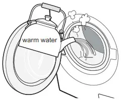 SHARP ES-FW105SG Washing Machine - Handling a frozen 4