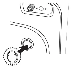 SHARP ES-FW105SG Washing Machine - bolt caps