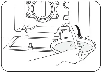 SHARP ES-FW105SG Washing Machine - pump filter 2