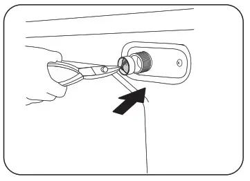 SHARP ES-FW105SG Washing Machine - valve filter 5