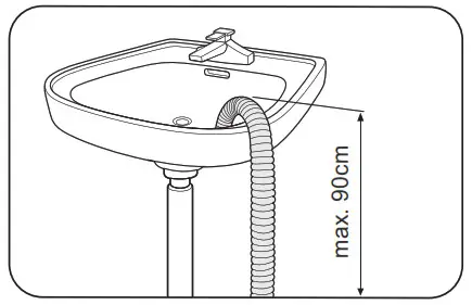 SHARP ES-FW105SG Washing Machine - wash basin
