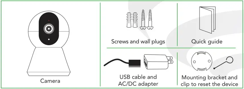 LLOYD S LC-1316 Wireless Camera - Contents