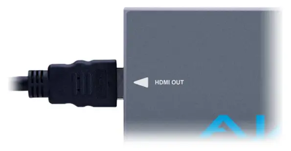 AJA Hi5-4K Plus Pristine 3G-SDI to HDMI 2.0 Conversion - Fig 1