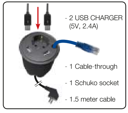 Kondator 935-PD14 Powerdot - connetor