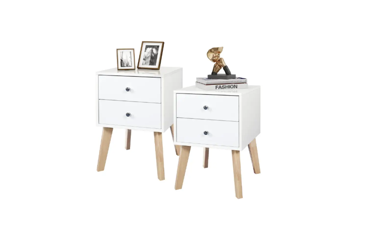 Taohfe Hy01621y 1-drawer White Nightstand With Storage Instruction Manual