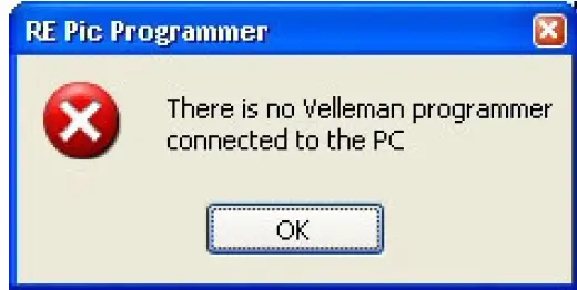 velleman VM134, K8076 PIC Programmer Board 36