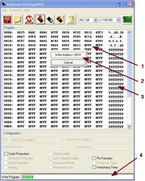 velleman VM134, K8076 PIC Programmer Board 38
