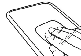 onn 12 Series Glass Screen Protector with Built-in Microbial - Remove Dust