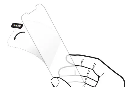 onn 12 Series Glass Screen Protector with Built-in Microbial - Remove Safety Film