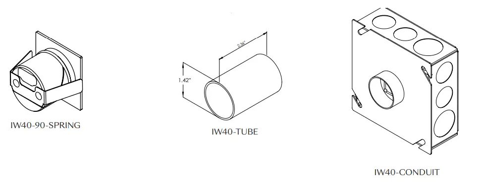 Lucent-IW40-SQ-InWall40-Square-Recessed-Wall-Light-3