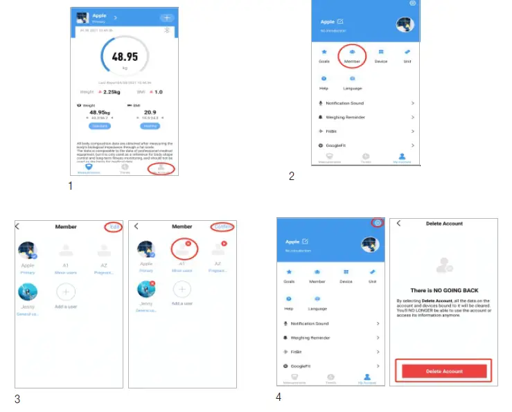 Vitafit VT705 Smart Body Weight Scale 9