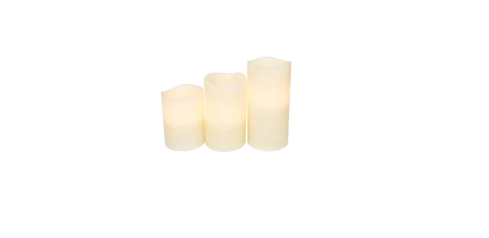 Ge Holiday 76820 Ge Staybright Led Flickering Pillar Candles User Guide
