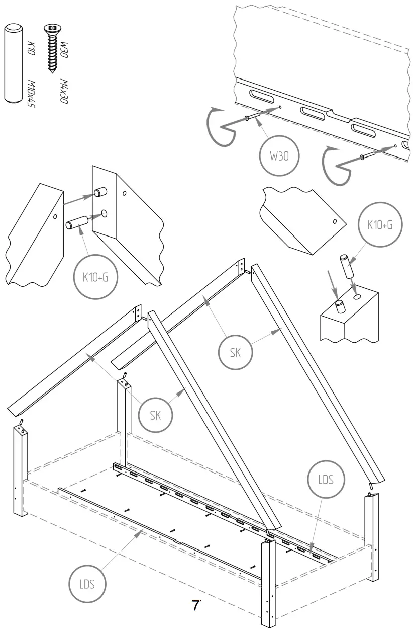 PETIT PUK House Bed Cloud Cabin - Figure 6